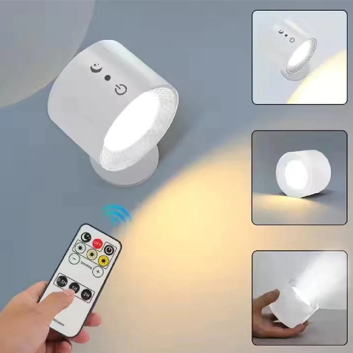 Double-Headed Magnetic Bedside Night Lamp for Eye Protection