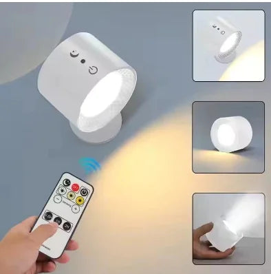 Double-Headed Magnetic Bedside Night Lamp for Eye Protection