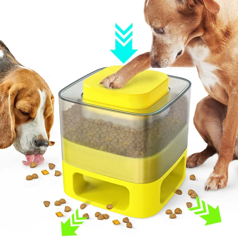 2025 new Interactive Dog Feeder Toy Fun Hot Spill Dog Bowl Cat Feeder